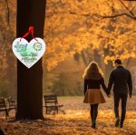 Pancarta Save The Date, Nunta, Verde, Inima, 30x28cm, PSDUV007 - imagine 2