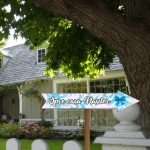 Pancarta Spre casa Nasilor, Nunta, Albastra, 46x14 cm, PSNUV003 - imagine 2