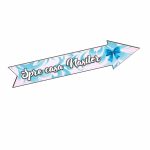 Pancarta Spre casa Nasilor, Nunta, Albastra, 46x14 cm, PSNUV003 - imagine 4