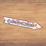 Pancarta Spre casa Miresei, Nunta, Roz, 46x14 cm, PSNUV004 - imagine 5