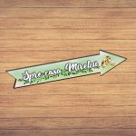 Pancarta Spre casa Mirelui, Nunta, Verde, 46x14 cm, PSNUV008 - imagine 5