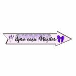Pancarta Spre casa Nasilor, Nunta, Mov, 46x14 cm, PSNUV012 - imagine 3