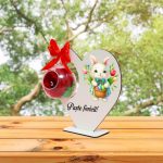 Decoratiune Trandafir criogenat, Paste, 20x18 cm, SPGPUV007 - imagine 2