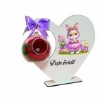 Decoratiune Trandafir criogenat, Paste, 20x18 cm, SPGPUV009 - imagine 3