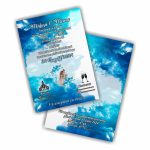 Invitatie Nunta, Model INC001, A5, Albastru - imagine 2