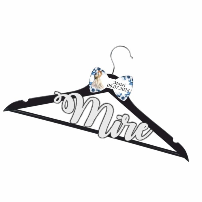 Umeras Personalizat, Nunta, Mire, Negru, UNMUV011 - imagine 3