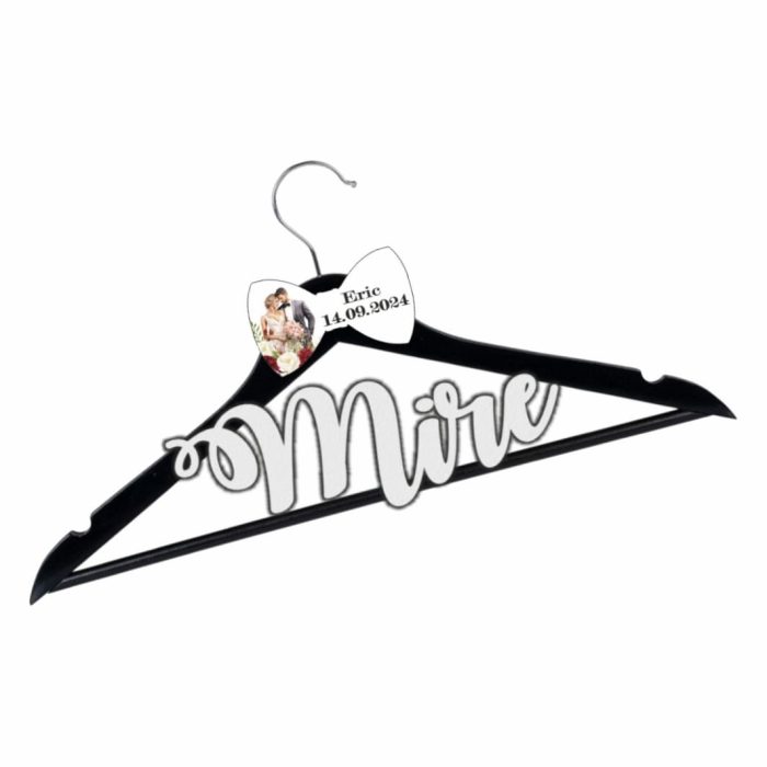 Umeras Personalizat, Nunta, Mire, Negru, UNMUV013 - imagine 3