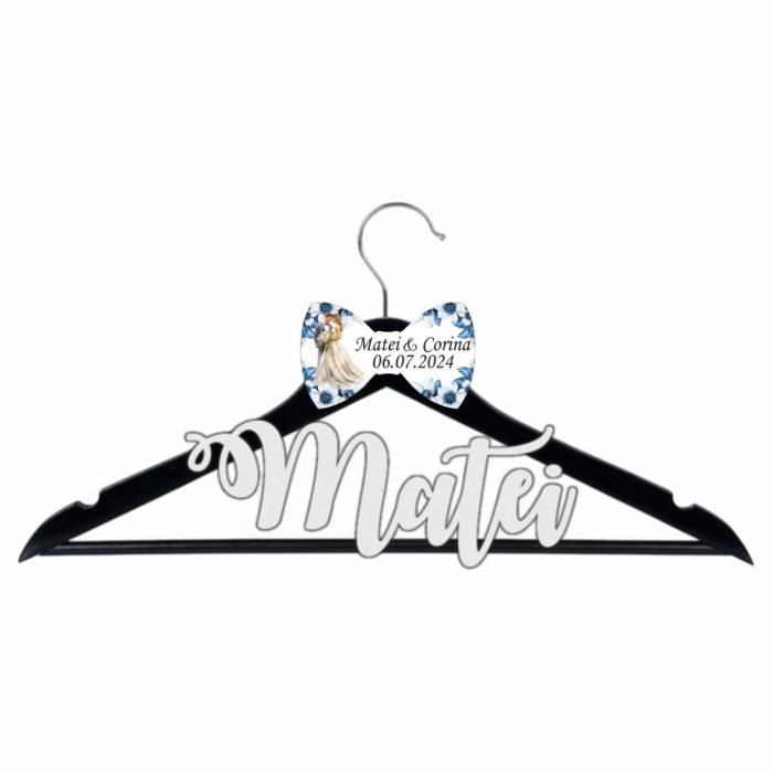 Umeras Personalizat, Nunta, Mire, Negru, UNMUV018 - imagine 1