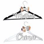 Set Umerase Personalizate, Nunta, Alb Negru, UNUV002 - imagine 5