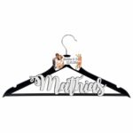Set Umerase Personalizate, Nunta, Alb Negru, UNUV002 - imagine 4