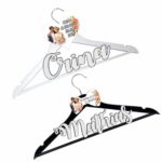 Set Umerase Personalizate, Nunta, Alb Negru, UNUV002 - imagine 2