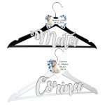Set Umerase Personalizate, Nunta, Alb Negru, UNUV003 - imagine 5