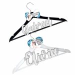 Set Umerase Personalizate, Nunta, Alb Negru, UNUV004 - imagine 2