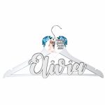 Set Umerase Personalizate, Nunta, Alb Negru, UNUV004 - imagine 3