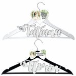 Set Umerase Personalizate, Nunta, Alb Negru, UNUV006