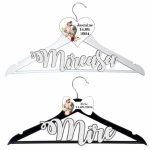 Set Umerase Personalizate, Nunta, Alb Negru, UNUV007