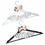 Set Umerase Personalizate, Nunta, Alb Negru, UNUV008 - imagine 2