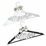 Set Umerase Personalizate, Nunta, Alb Negru, UNUV012 - imagine 2