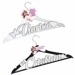 Set Umerase Personalizate, Nunta, Alb Negru, UNUV020 - imagine 2