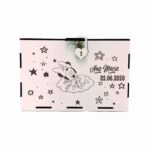 cutie dar botez personalizata minnie stelute