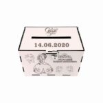 cutie dar botez personalizata printesa