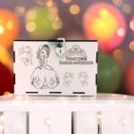 cutie dar botez personalizata printesa