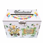 cutie dar botez personalizata safari