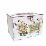 cutie dar botez personalizata safari