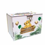 cutie dar botez personalizata simba