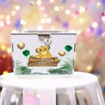 cutie dar botez personalizata simba