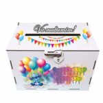 cutie dar botez stitch baloane