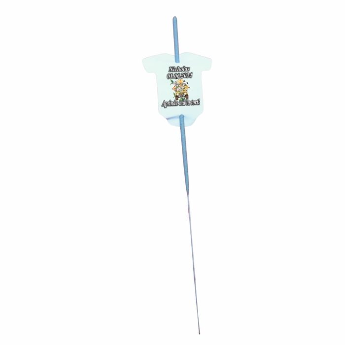 Artificie de Mana Botez, Aprinde-ma la tort, Personalizat, Safari,  ABB009, 25cm - imagine 5