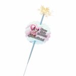 Artificie de Mana Botez, Aprinde-ma la tort, Personalizat, Minnie Mouse,  ABF001, 25cm - imagine 4
