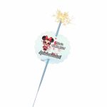Artificie de Mana Botez, Aprinde-ma la tort, Personalizat, Minnie Mouse,  ABF004, 25cm - imagine 4