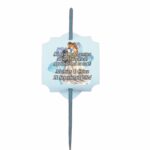 Artificie de Mana Nunta, Aprinde-ma la tort, Personalizat, Albastru, 25cm, AN010 - imagine 2