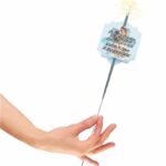 Artificie de Mana Nunta, Aprinde-ma la tort, Personalizat, Albastru, 25cm, AN010