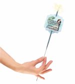 Artificie de Mana Nunta, Aprinde-ma la tort, Personalizat, Verde, 25cm, AN012