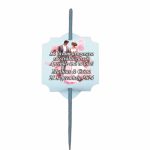 Artificie de Mana Nunta, Aprinde-ma la tort, Personalizat, Roz, 25cm, AN013 - imagine 2