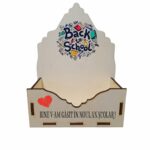 Cutie Aranjamente Florale, Lemn, Scoala, CBSUV002