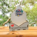 Cutie Aranjamente Florale, Lemn, Scoala, CBSUV002 - imagine 3