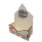 Cutie Aranjamente Florale, Lemn, Scoala, CBSUV002 - imagine 4