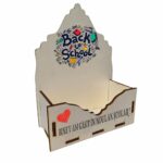 Cutie Aranjamente Florale, Lemn, Scoala, CBSUV002 - imagine 2