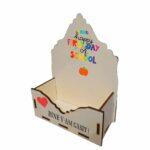 Cutie Aranjamente Florale, Lemn, Scoala, CBSUV003 - imagine 4