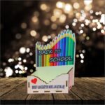 Cutie Aranjamente Florale, Lemn, Scoala, CBSUV007 - imagine 5