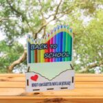 Cutie Aranjamente Florale, Lemn, Scoala, CBSUV007 - imagine 3