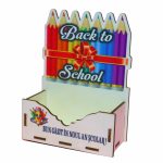 Cutie Aranjamente Florale, Lemn, Scoala, CBSUV008 - imagine 4