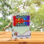 Cutie Aranjamente Florale, Lemn, Scoala, CBSUV008 - imagine 3