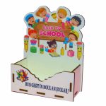 Cutie Aranjamente Florale, Lemn, Scoala, CBSUV009 - imagine 4