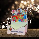 Cutie Aranjamente Florale, Lemn, Scoala, CBSUV010 - imagine 5