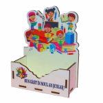 Cutie Aranjamente Florale, Lemn, Scoala, CBSUV010 - imagine 4